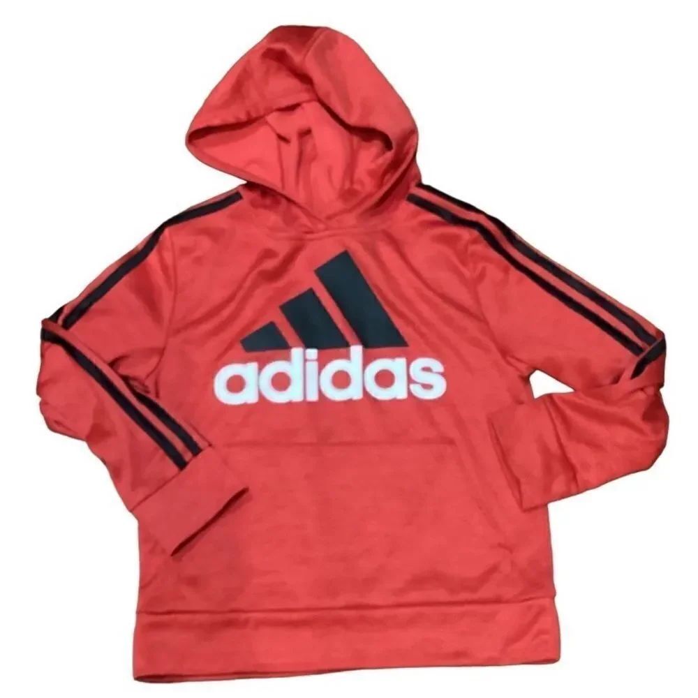 Adidas Red Hoodie Sz 8 Small